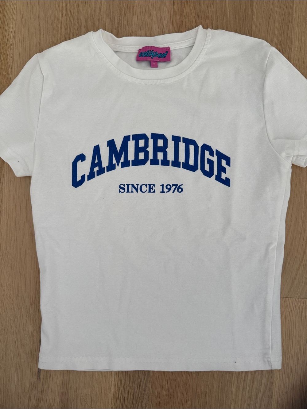 Edikted Cambridge Graphic Tee - small never worn